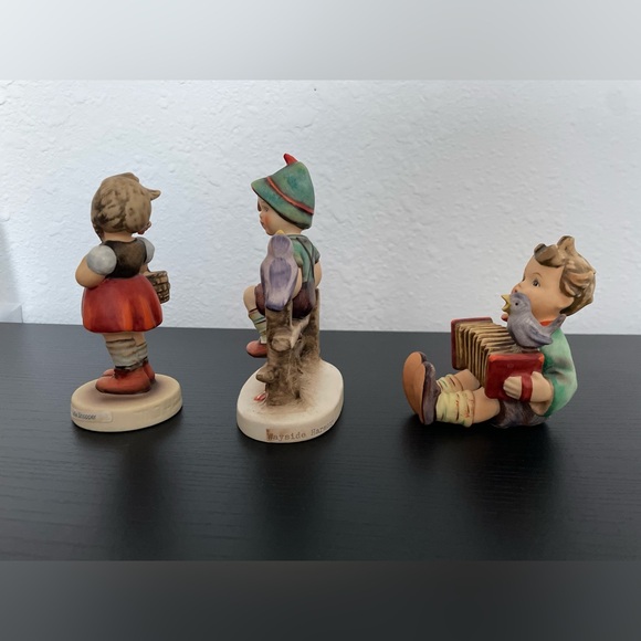 Vintage Goebel Hummel Set 3 Piece Porcelain Figurine, West Germany - Picture 4 of 6